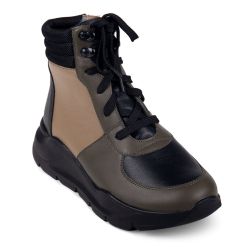 DTD-556 (цв.3-хаки/черный/беж) Ботинки (шнурки и молния, текстильный кант) DTD-556 (цв.3-хаки/черный/беж) Ботинки (шнурки и молния, текстильный кант)