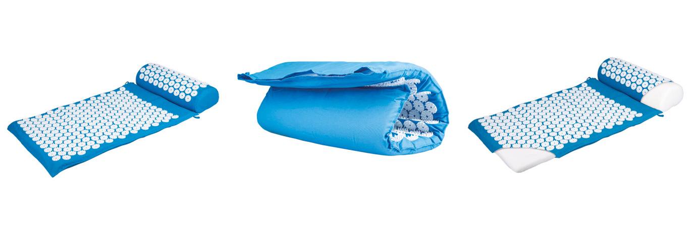 Акупунктурный массажный коврик с подушкой