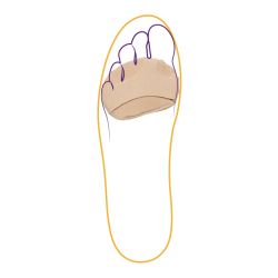 СТ-39 (L/XL) Эластичный бандаж с силиконовой вставкой для передней части стопы СТ-39 (L/XL) Эластичный бандаж с силиконовой вставкой для передней части стопы