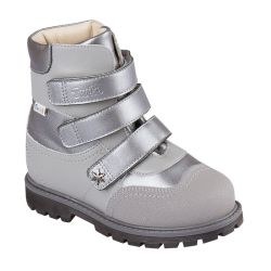 TW-544 (цв.16-серый металлик, 26) Сапожки (зак.нос,станд.задн,шерст.мех,съем.стелька)