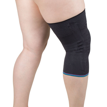 Бандаж компрессионный на коленный сустав на широкое бедро Т-8582 Evolution  Silver Бандаж компрессионный на коленный сустав на широкое бедро Т-8582 Evolution  Silver