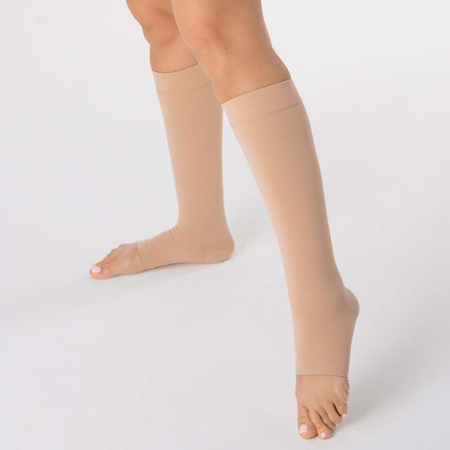 Гольфы компрессионные с открытым носком, класс компрессии 1, цвет бежевый ТК.910 Evolution ТК.910.11  Evolution Гольфы компрессионные с открытым носком, класс компрессии 1, цвет бежевый ТК.910 Evolution ТК.910.11  Evolution