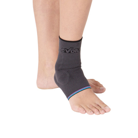 Бандаж компрессионный на голеностопный сустав с силиконовыми пелотами Т-8681 Evolution  Silver Бандаж компрессионный на голеностопный сустав с силиконовыми пелотами Т-8681 Evolution  Silver