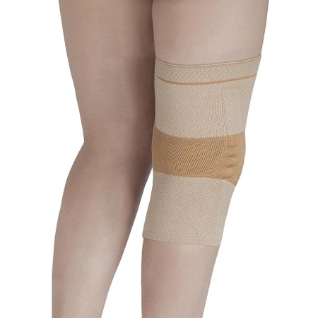 Бандаж компрессионный на коленный сустав на широкое бедро Т-8582/3 Evolution Silver (Т.44.82) 